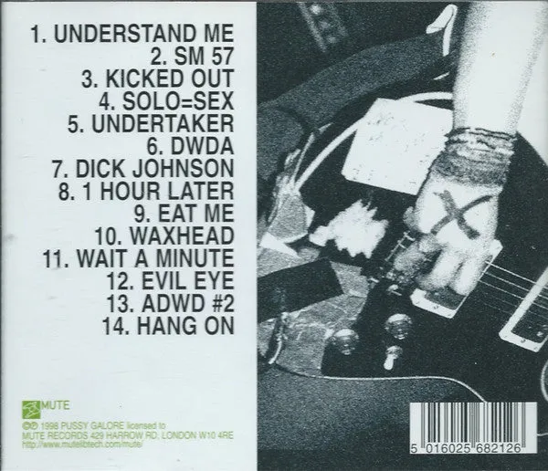 Pussy Galore Dial M For Motherfucker CD brukt noise