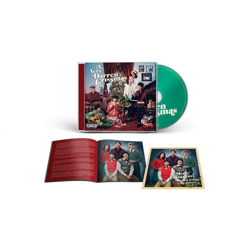 Verve Darren Criss A Very Darren Crissmas signert CD julekort
