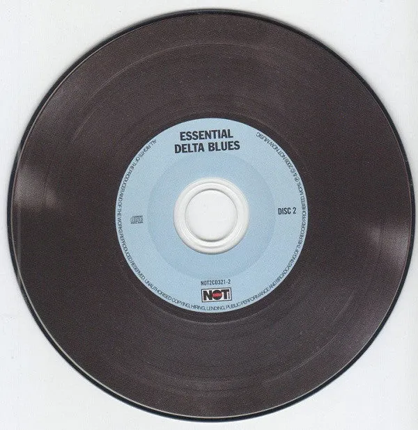 Essential Delta Blues NOT2CD321 brukt 2xCD delta blues