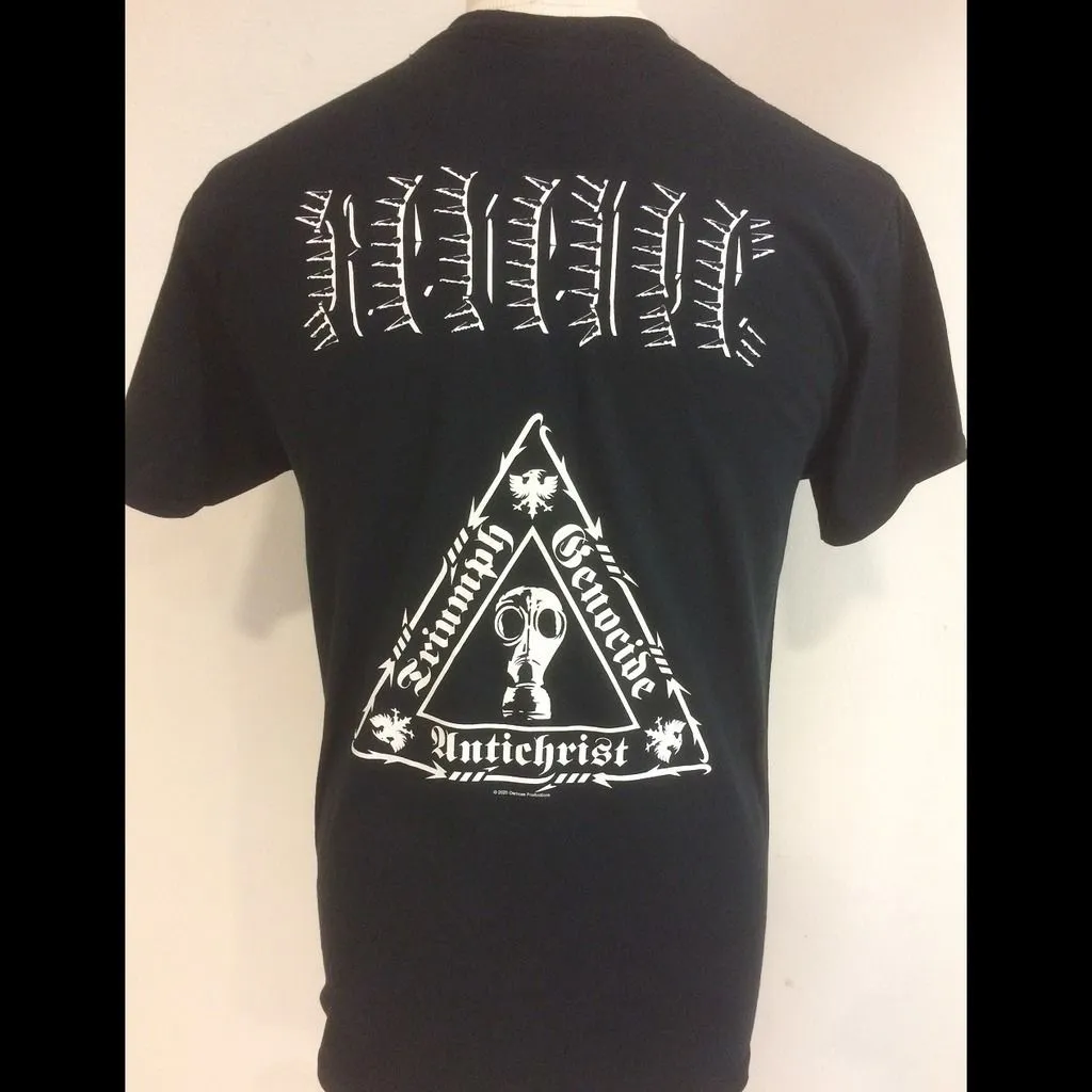 REVENGE Triumph Genocide Antichrist t-skjorte svart
