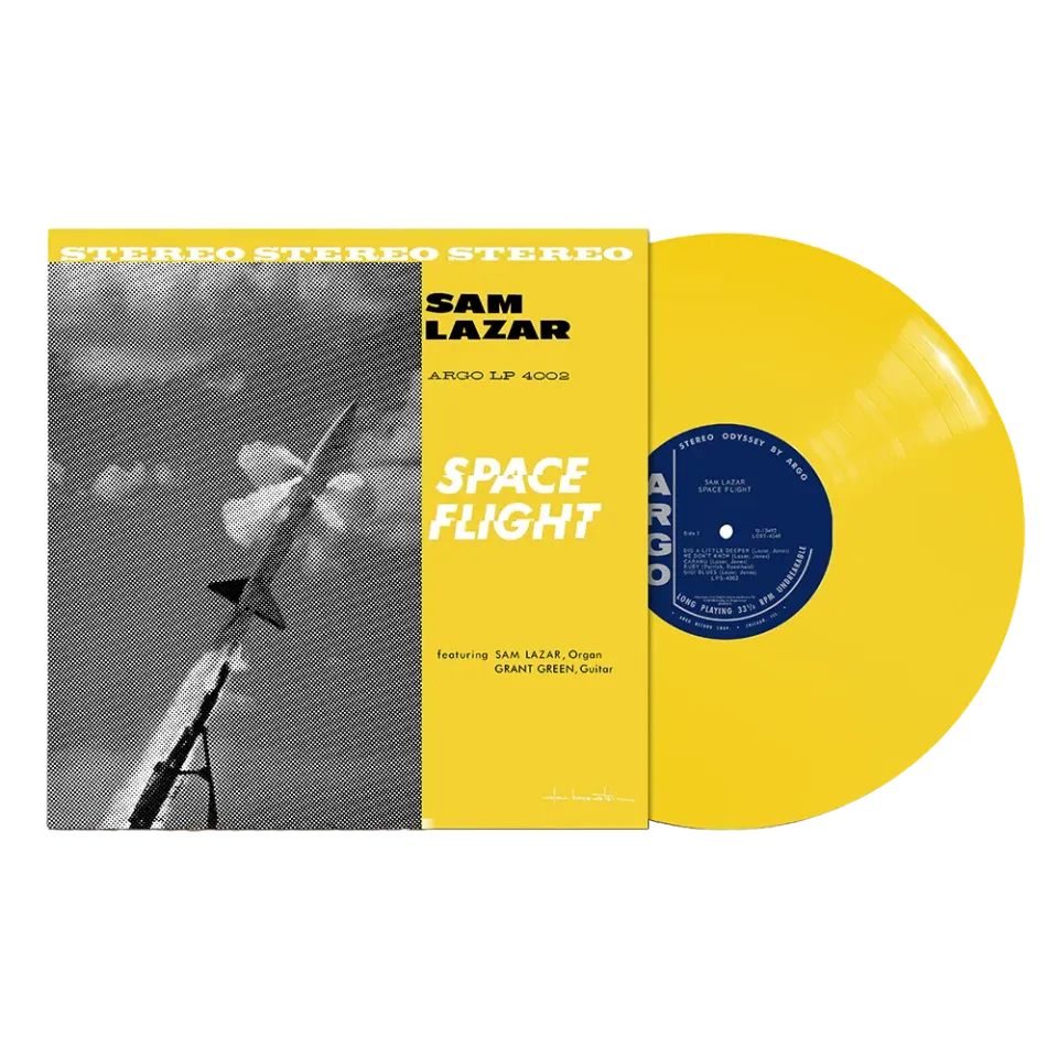 Sam Lazar Space Flight farget vinylplate LP