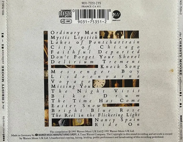 Christy Moore Collection 81-91 CD brukt folkrock
