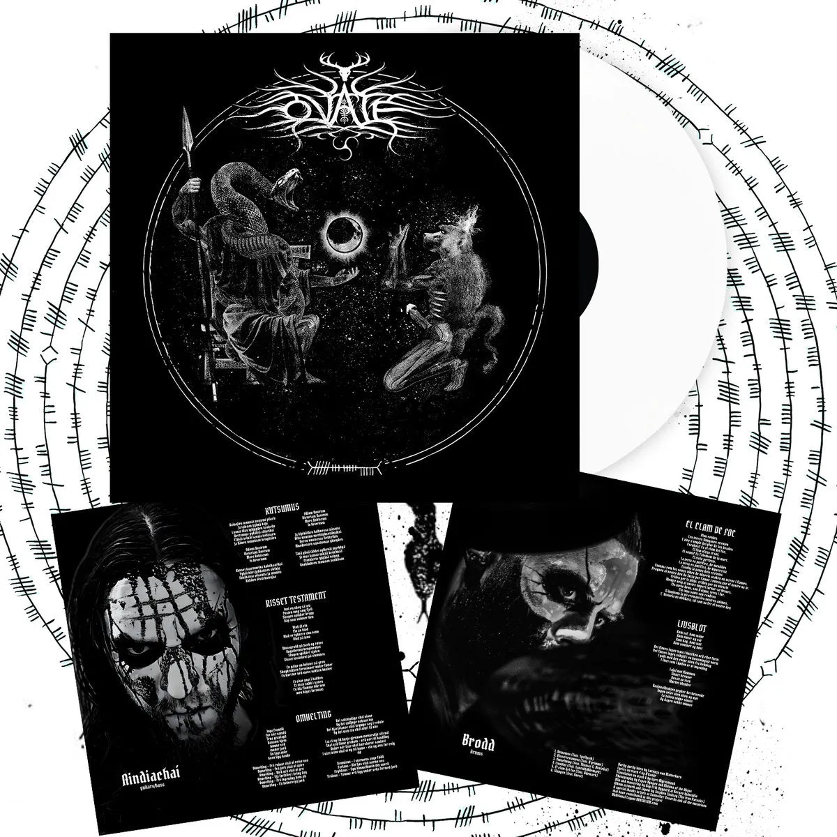 Ovåte Rúin LP hvit vinyl limited