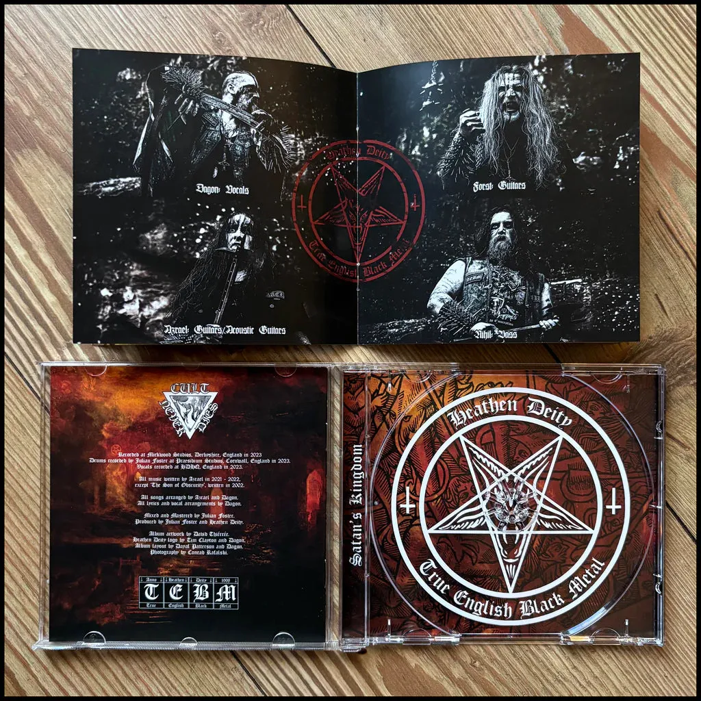 Heathen Deity Satan's Kingdom CD black metal time