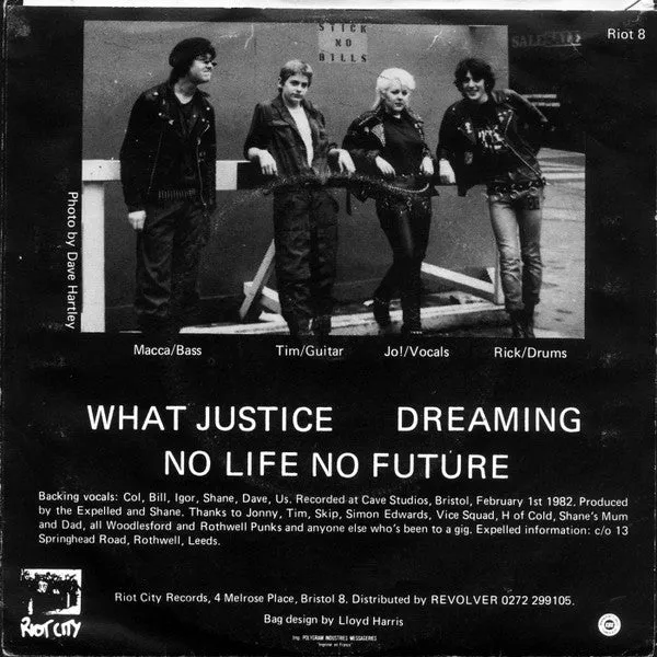 The Expelled No Life No Future 7" EP brukt punk