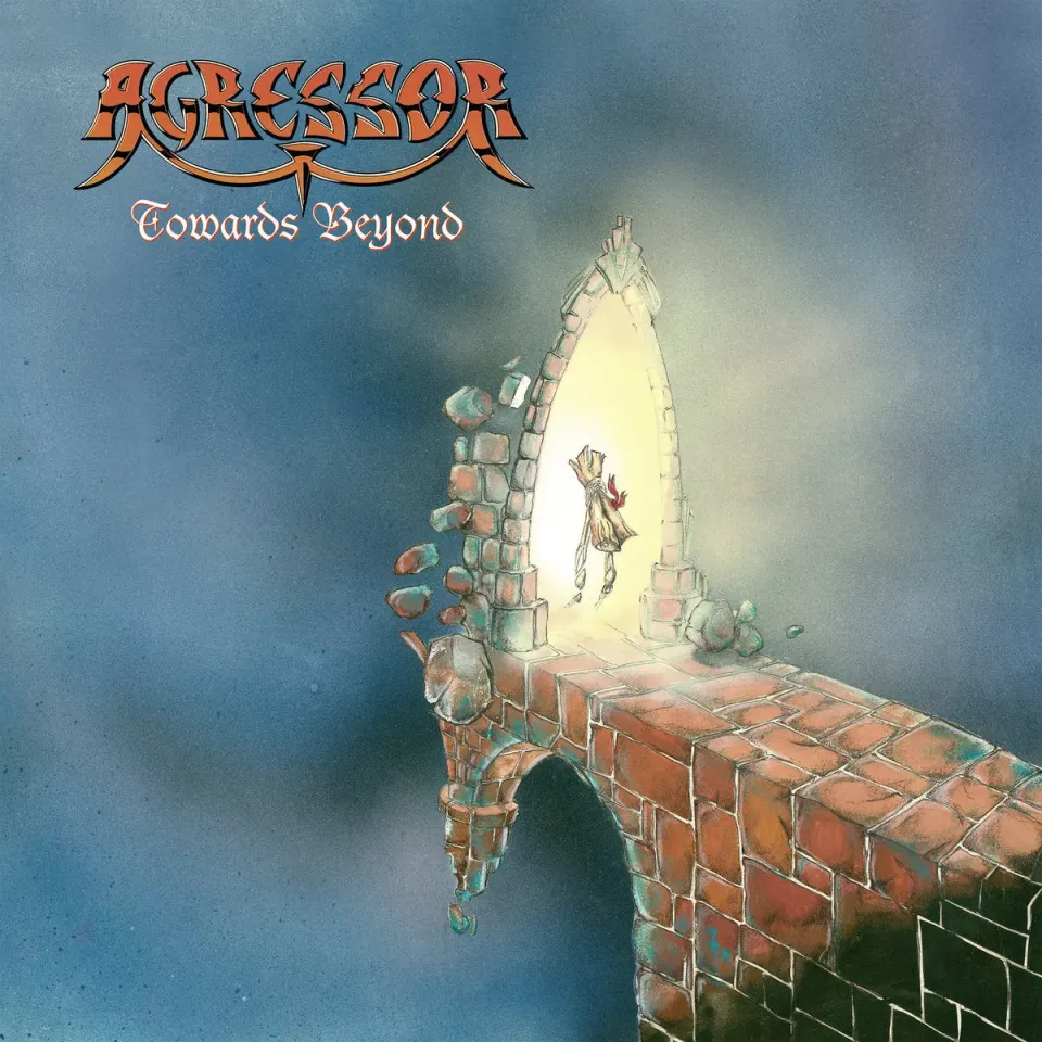 Agressor Towards Beyond LP vinyl swirl gatefold