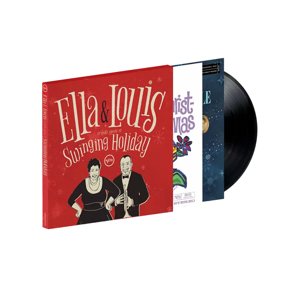 Ella & Louis Wish You A Swinging Holiday boks 2LP