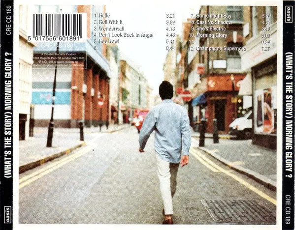Oasis What’s The Story Morning Glory CD brukt 1995