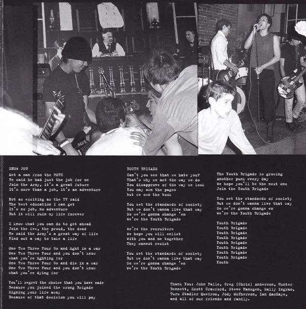 Youth Brigade First Demo Summer '81 7" vinyl brukt