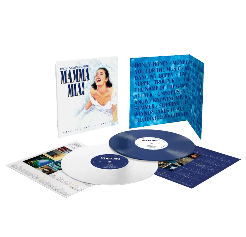 Mamma Mia Original London Cast Mamma Mia vinyl 2LP blå hvit