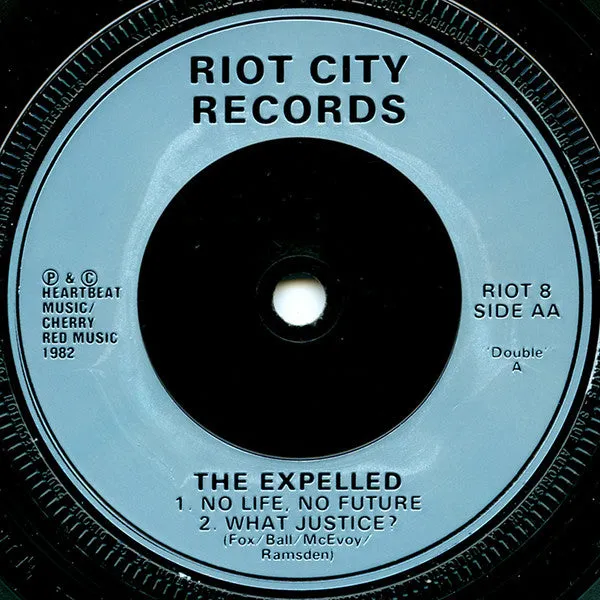 The Expelled No Life No Future 7" EP brukt punk
