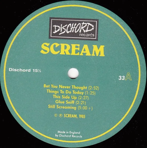 Scream This Side Up LP brukt hardcore