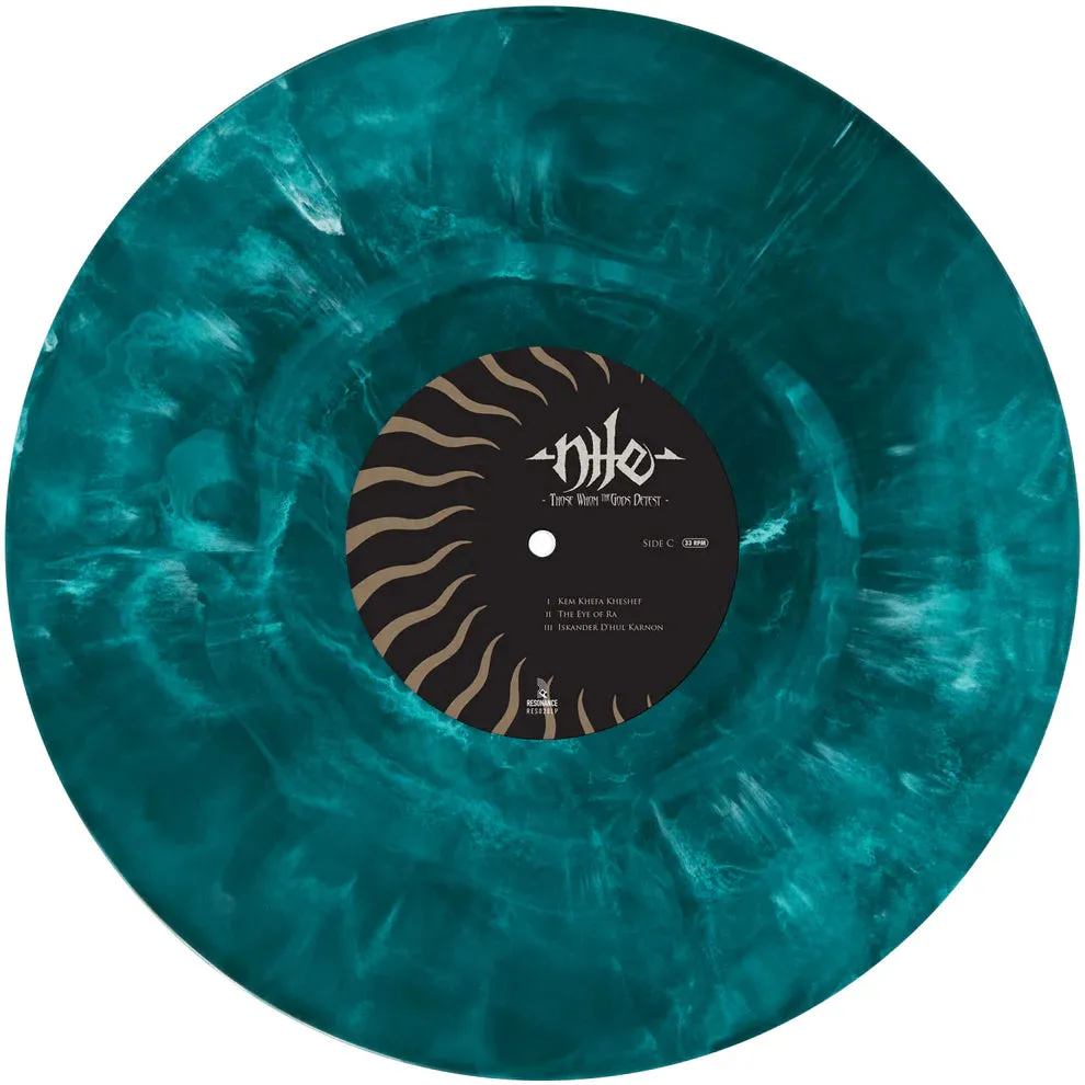 Nile Those Whom The Gods Detest 2LP blå marmor