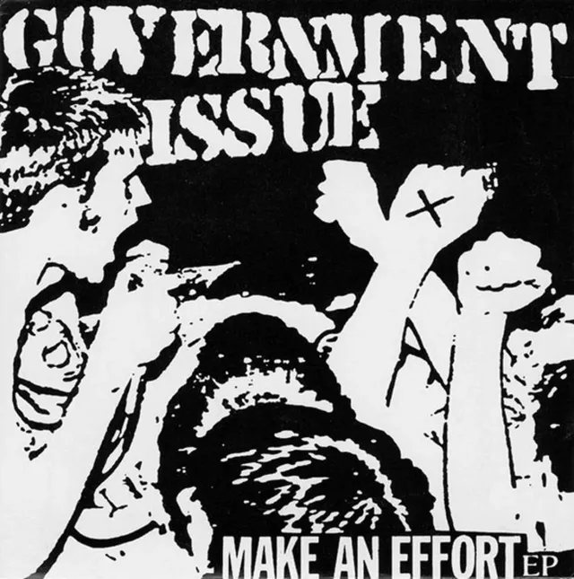Government Issue Make An Effort EP 7" vinyl svart punk