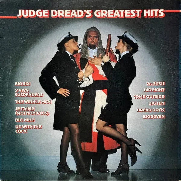 Judge Dread Greatest Hits LP brukt reggae