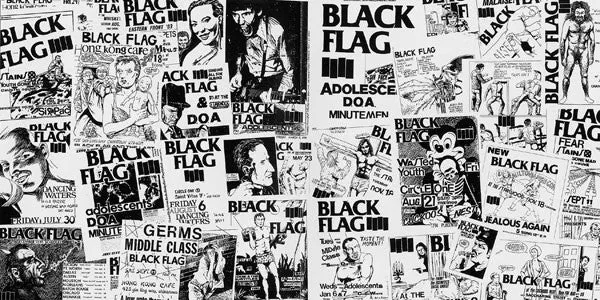 Black Flag The First Four Years CD brukt hardcore