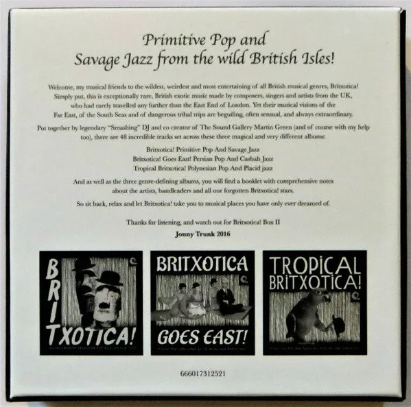 Various Britxotica! Box 3CD boks brukt exotica