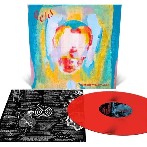 Geld Currency Castration RR7541 LP rød vinyl brukt