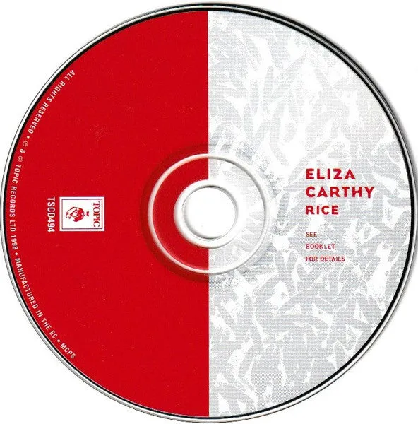 Eliza Carthy Rice CD brukt signert