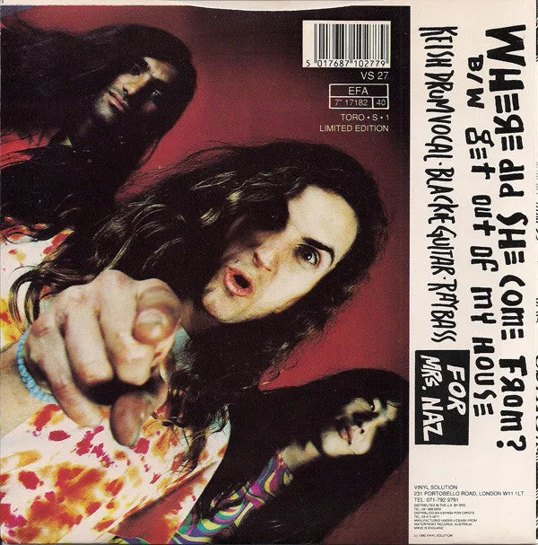 Hard-Ons Where Did She Come From? vinylsingel 7" brukt punk