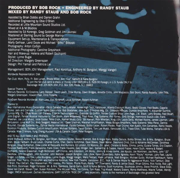 Bon Jovi Keep The Faith CD brukt 1992 album