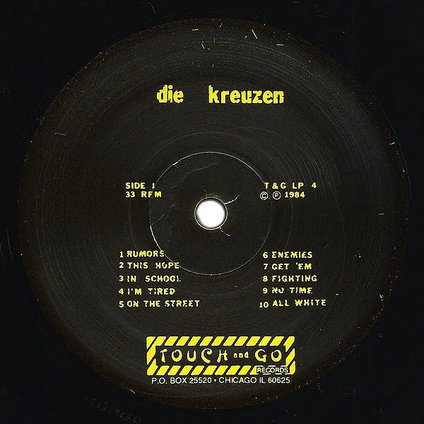 Die Kreuzen Die Kreuzen LP vinyl brukt hardcore