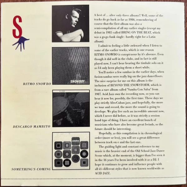 Snowboy Latin Section Best Of CD brukt latin jazz