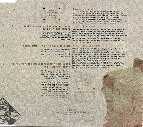 A Days Refrain Neil Perry Split CD mini emo