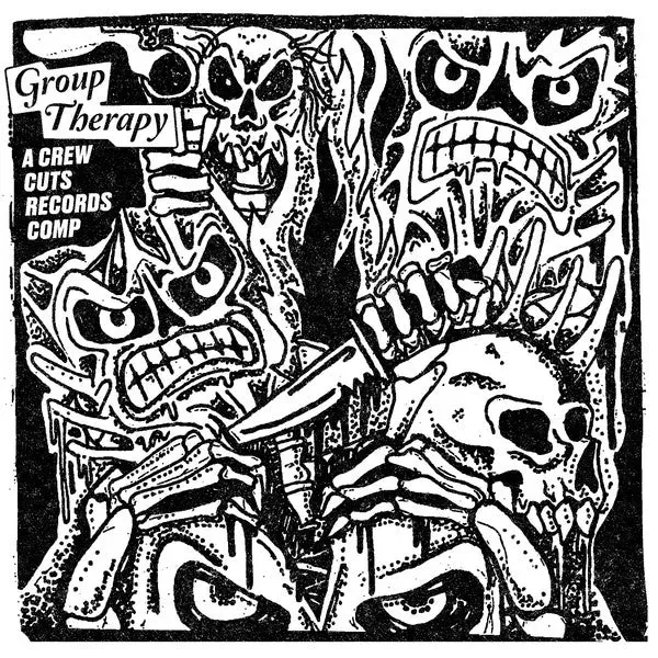 Various Group Therapy CC024 7" brukt hardcore vinyl 200 opplag