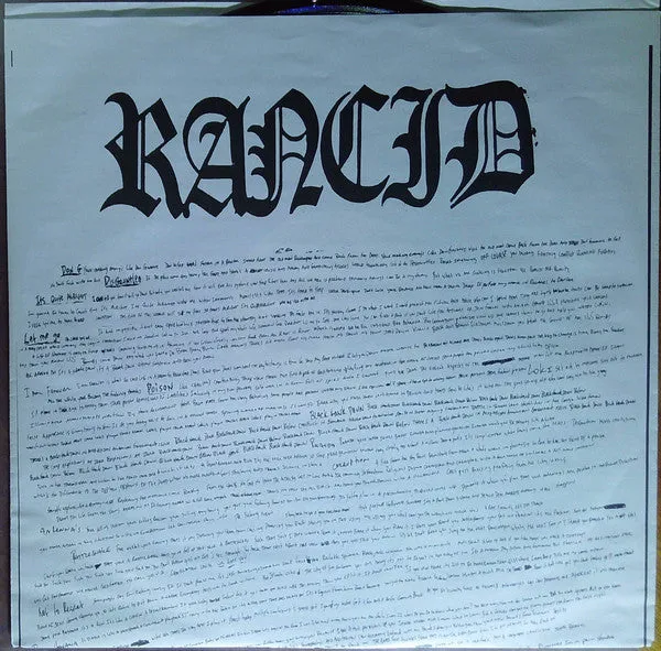 Rancid Rancid 2000 LP brukt Hellcat punk
