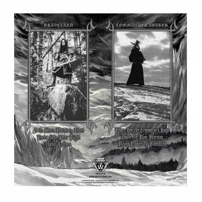 Graveland Commander Agares Awakening Storms split-LP vinyl