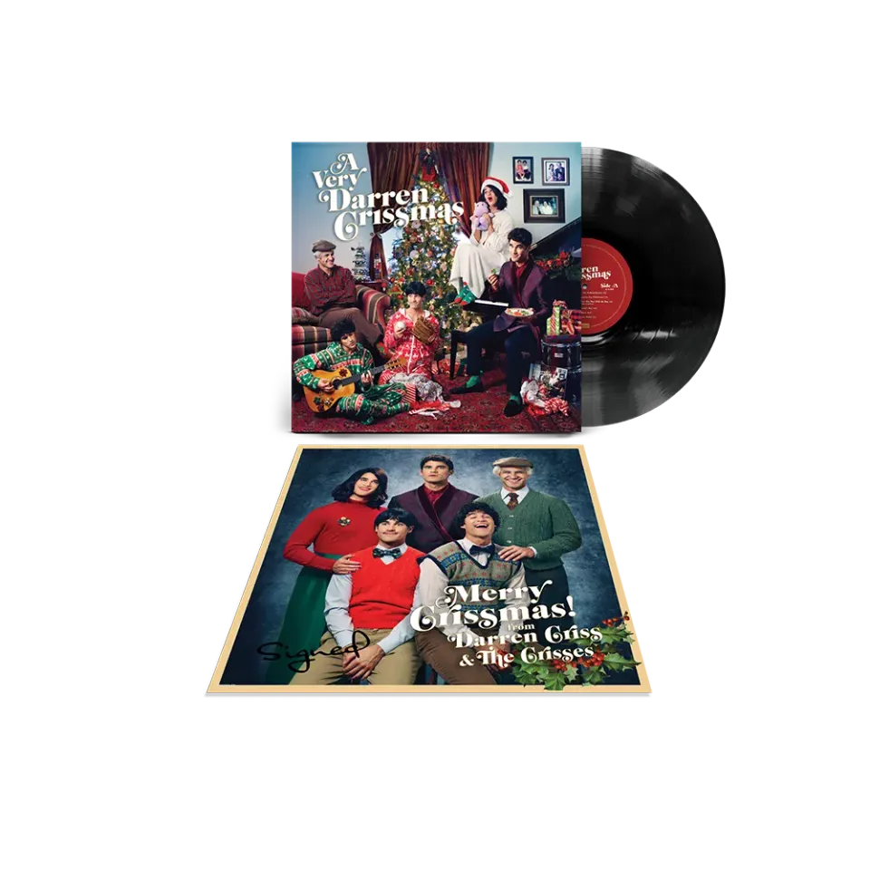 Decca Darren Criss A Very Darren Crissmas LP signert