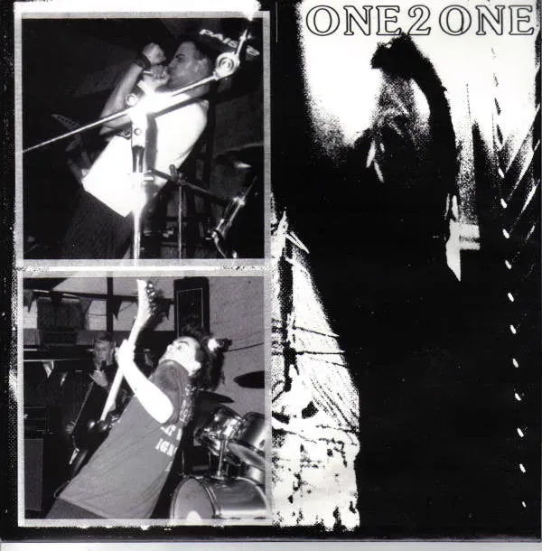 One 2 One Fight Goes On 7" vinyl singel brukt hardcore punk