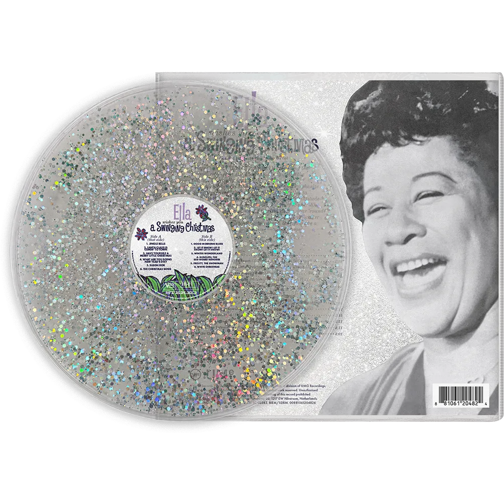 Verve Ella Wishes You A Swinging Christmas Winter Wonderland LP glitter