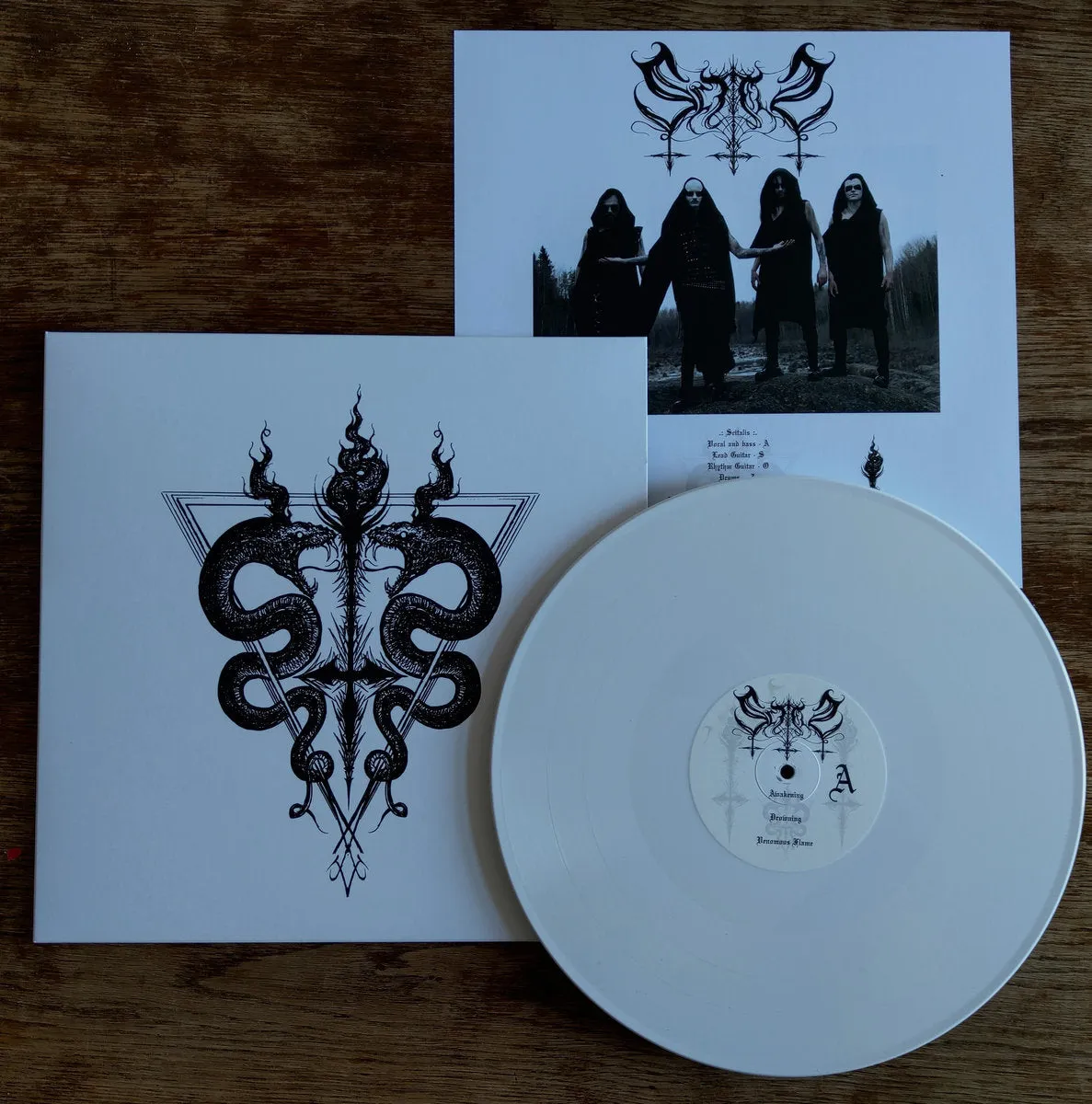 Scitalis Awakening MLP vinyl hvit – black metal