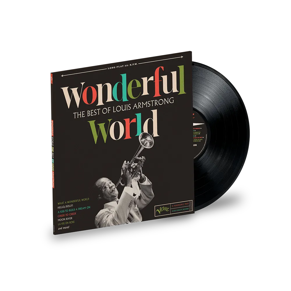 Verve Louis Armstrong Wonderful World Best Of LP vinyl