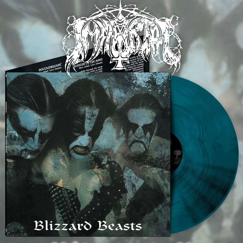 Immortal Blizzard Beasts LP aqua blue galaxy 180g