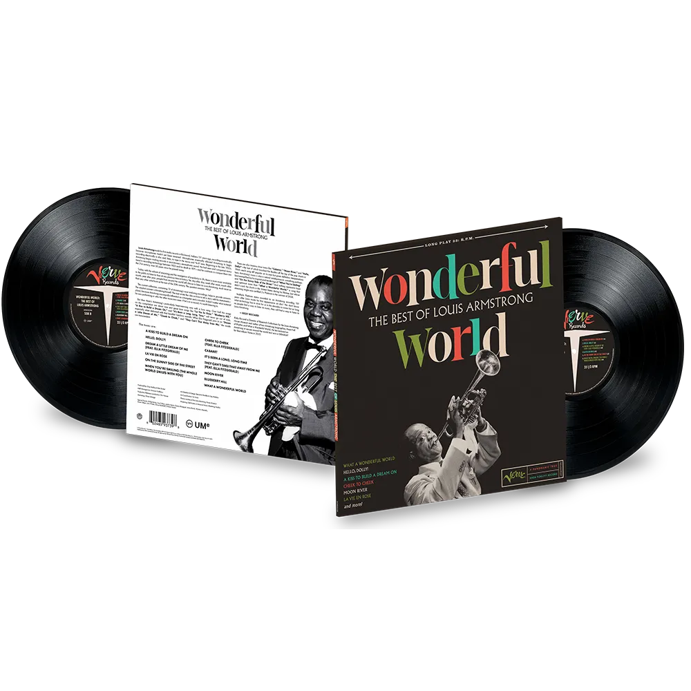 Verve Louis Armstrong Wonderful World Best Of LP vinyl