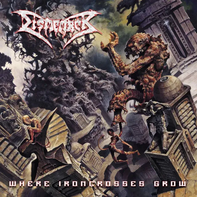 Dismember Where Ironcrosses Grow LP sand marbled vinyl