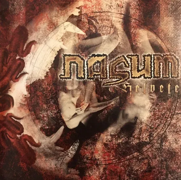 Nasum Helvete LP hvit vinyl brukt grindcore