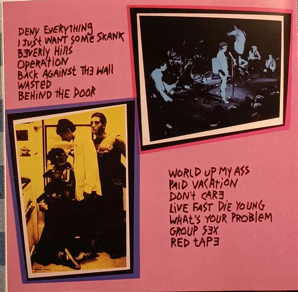 Circle Jerks Group Sex CD brukt hardcore
