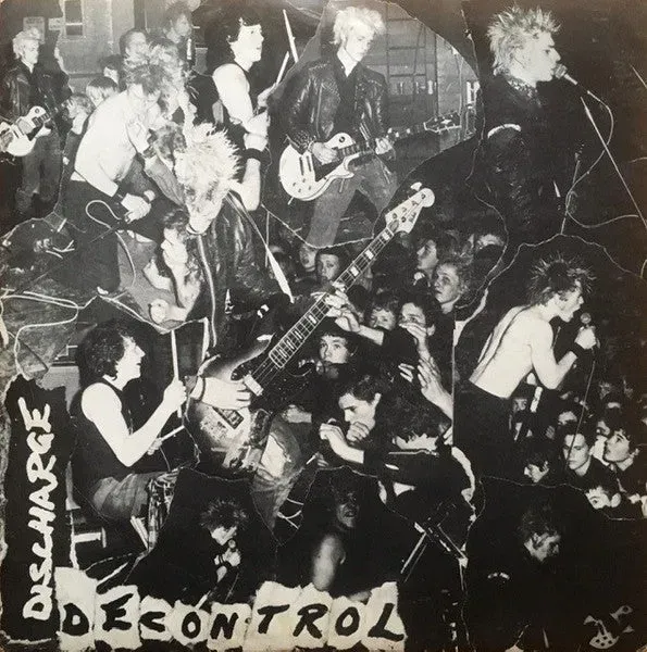 Discharge Decontrol 7" single vinyl brukt hardcore