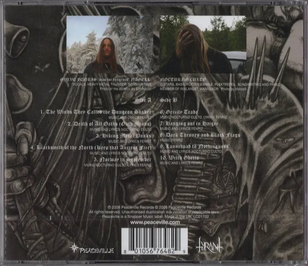 Darkthrone Dark Thrones And Black Flags CD reutgave black metal
