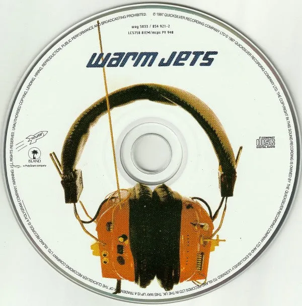 Warm Jets Never*Never CD brukt digipak indierock