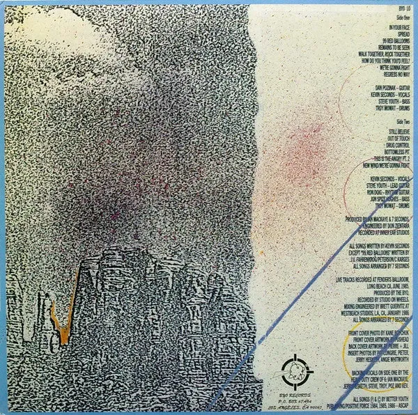 7 Seconds Walk Together, Rock Together LP brukt hardcore