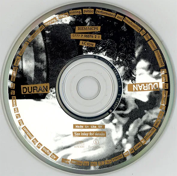Duran Duran Duran Duran CD brukt 1993 pop-rock