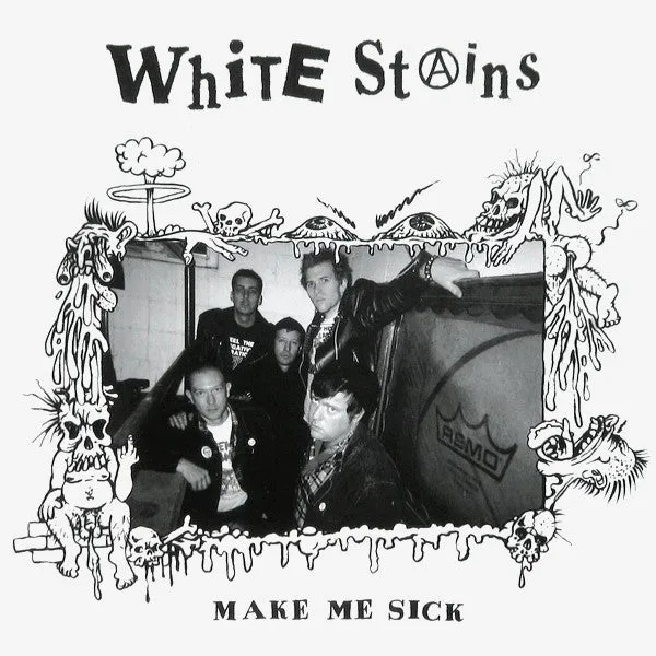 White Stains Make Me Sick vinyl LP brukt svart
