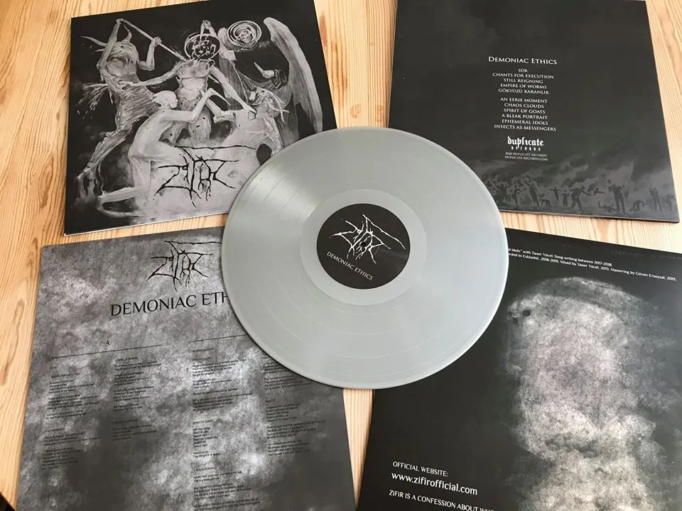 Zifir Demoniac Ethics LP grå vinyl ltd 100