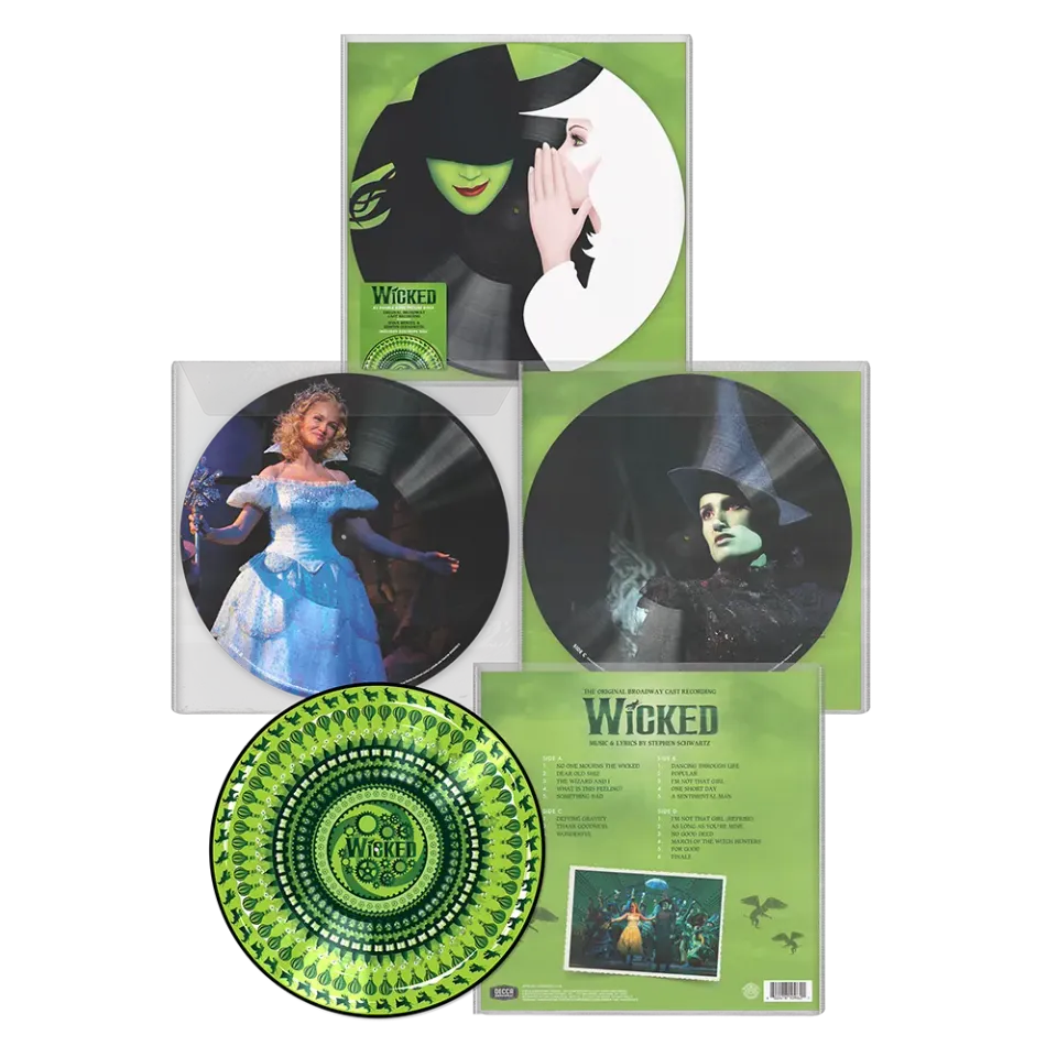 Wicked Original Broadway Cast Recording 2LP picture disc vinyl