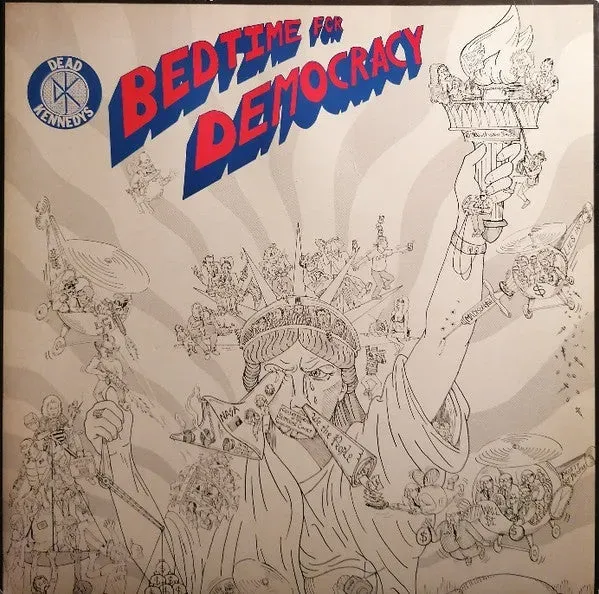 Dead Kennedys Bedtime For Democracy vinyl LP brukt gatefold